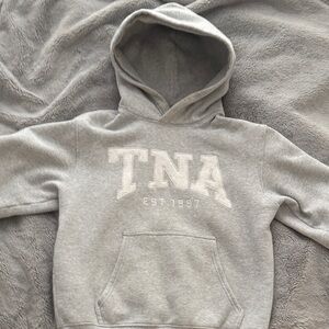 TNA Cozy fleece perfect fit Light Gray Hoodie